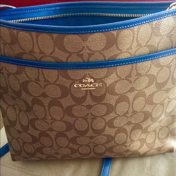 Coach signature file crossbody handbag - Picture 5 of 6